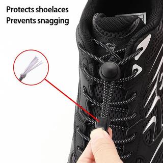 Co Giãn Không Dây Buộc Giày Có Khóa Tròn Cho Trẻ Em Người Lớn Sneaker Lười Nhanh Buộc Cho Chạy Thể Thao