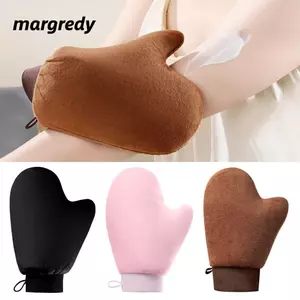 MARGREDY Self Tanner Mitt, Kem dưỡng da hai mặt giả Tan không nắng, Bàn chải dưỡng da tái sử dụng có thể giặt sáng tạo cho Self Tan
