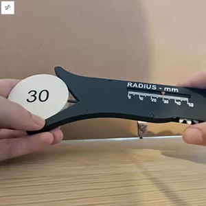 Công cụ đo bán kính trượt Thước bán kính trượt in 3D cho kỹ thuật mộc gia công kim loại