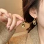 Bông Tai Vuông Đức Nữ Nhẹ Sang Trọng Retro Cảm Thấy Khóa Tai Thời Trang Sang Trọng Phù Hợp Với Bông Tai Trang Sức NIGR