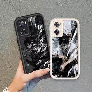 Áp dụng cho OPPO A57 4G A77 4G A77S 4G Vỏ điện thoại mềm màu kẹo silicon hoạt hình TPU Yuta Okkotsu Jujutsu Kaisen Sinh viên Angel Eye Ốp lưng chống sốc