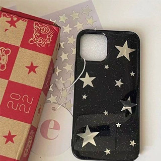 Ốp Lưng Cho IPhone 16 17 14 13 15 11 12 Pro Max 7 Plus 6s 6 8 Plus 14 16 15 Plus Air XR X XS Max Đơn giản Trắng Ngôi sao