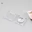Hộp đựng phấn mắt vuông Mini JULYHOT có nắp trong suốt & tấm nhôm Nhựa DIY Blush Hộp đựng dụng cụ trang điểm Massivedeals