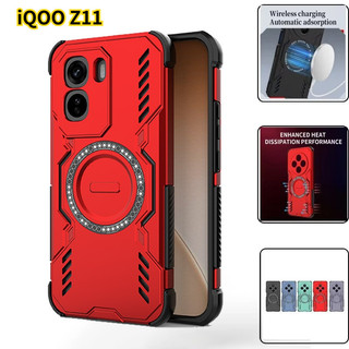 Ốp điện thoại iQOO Z11 Turbo Z11X 4G 5G 2026 Vỏ không dây từ tính cho iQOOZ11X iQOOZ11Turbo Z11Turbo Vỏ bảo vệ giáp chống sốc