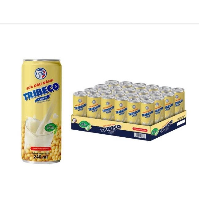 Khay 30 Lon Sữa Đậu Nành Tribeco 240ml