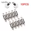 AqToCna 10 chiếc 6x18mm Kẹp từ tính để làm đồ trang sức Vòng tay Nelace DIY Phụ kiện AqToCna