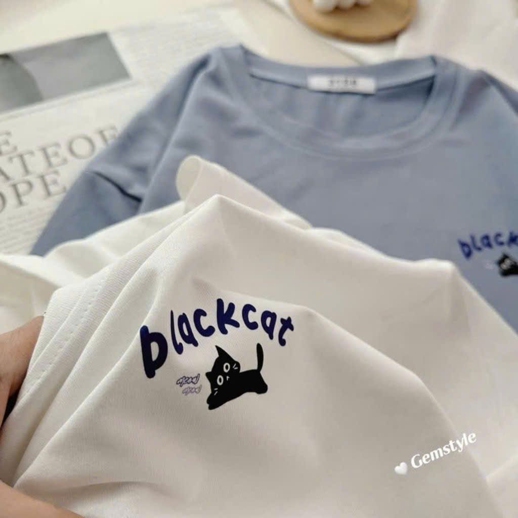Áo phông unisex form rộng chất cotton su, họa tiết chữ summmerr, siêu đẹp, thời trang cá tính - thoitrangthubio