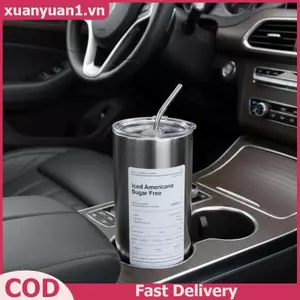 Cốc cà phê cách nhiệt XUAN bằng thép không gỉ có ống hút cho di động ngoài trời Mỹ sử dụng VN