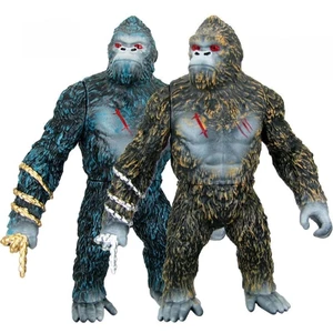Cao su mềm King Kong Mô phỏng Động vật Mô hình khỉ đột Đồ trang trí Baboon Monster Cao su mềm Mô hình búp bê Đồ chơi trẻ em Chiều cao 27cm