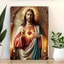 CIFbuy Christian Sacred Heart Trang trí nghệ thuật treo tường, sẵn sàng treo cho Giáng sinh