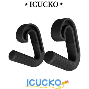 ICUCKO 1 Cặp Tay Cầm Kéo, Tay Cầm Tập Gym Mạnh Mẽ Chống Mài Mòn, Tay Cầm Cử Tạ Treo Đa Năng Di Động Để Huấn Luyện Sức Mạnh Lưng