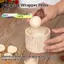 Dụng cụ ép bánh bao bằng gỗ Khuôn gỗ và bóng Hướng dẫn sử dụng Bột ép da Dụng cụ lăn bánh cầm tay Qui Máy làm bánh bao VN