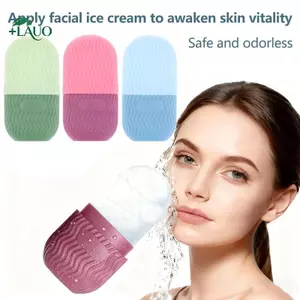 Springevenstar Khuôn lăn đá mặt silicon để giảm bọng mắt và dưỡng ẩm cho da Trị liệu lạnh có thể tái sử dụng Máy mát xa làm đẹp tại nhà Springevenstar