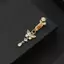 Tweehuj Giả Bụng Bướm Giả Bụng Xuyên Bướm Kẹp Trên rốn Rốn Giả Pircing Bướm Sụn Bông Tai Kẹp Cơ Thể Xuyên Trang Trí VN