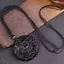Nhíp Tự Nhiên Bla Obsidian Tay Khắc Rồng Trung Quốc Phượng Hoàng Chim Bùa Hộ Mệnh BaGua Nelace Dành Cho Nữ Lu Linh Vật Bùa Mặt Dây Chuyền VN