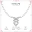 Vòng cổ bạc nơ đường "Heart Kiss" FANCIME