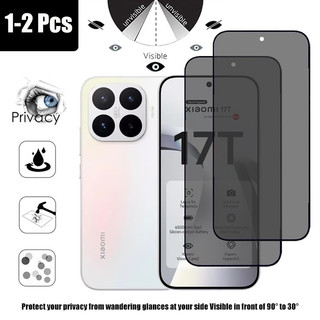 Xiaomi 17T 1-2 Chiếc Kính Cường Lực Chống Gián Điệp Bảo Vệ Màn Hình Riêng Tư Cho Xiaomi 15T 14T Pro 5G Bảo Vệ Flim