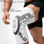 LACYES Núm miếng đệm đầu gối, Chống trượt mỏng Shin Defender, Hỗ trợ lò xo chuyên nghiệp Co giãn có thể điều chỉnh Nẹp đầu gối thể thao Bảo vệ thể thao
