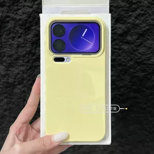 Ốp Điện Thoại Cho Xiaomi 17Promax 17Pro Side Heart Lỗ Lớn Chống Sốc TPU Mềm