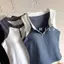 Áo Vest tập Yoga có đệm ngực nữ Phong cách mới Chạy bộ thể dục Thể thao Pilates Huấn luyện màu sắc tương phản Thiết kế dây kéo hàng đầu