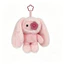 BH2 Thỏ Dài Dễ Thương Sang Trọng Móc Khóa Hoa Thỏ Túi Charm HB2