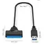 Đầu đọc bộ chuyển đổi ổ cứng gắn ngoài USB 3.0 sang SATA 2.5 "cho cáp SSD HDD ELWW