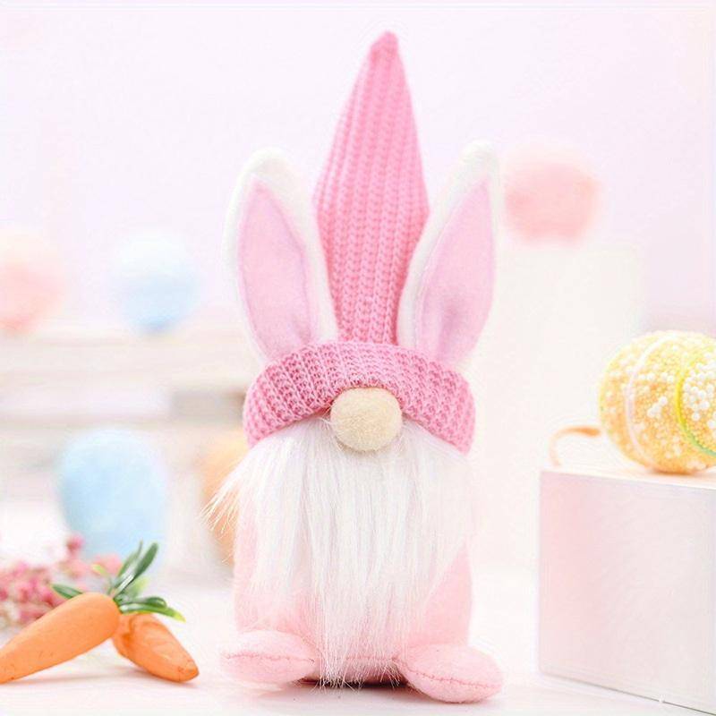{YAN} Búp bê thỏ Gnome vô danh Phục sinh Trang trí lễ Phục sinh vui vẻ cho đồ dùng dự tiệc tại nhà 2026 Đồ trang trí thỏ treo lò xo Quà tặng trẻ em {ya}