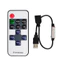 DHR3 11 nút Bộ điều khiển RF Mini DC đơn sắc 5-24V Đèn tần số vô tuyến không dây có bộ điều khiển Bộ điều chỉnh độ sáng led