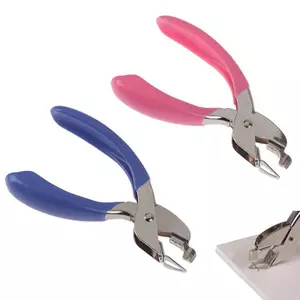 MỚI 1 Chiếc Kim Loại Chịu Lực Kim Loại Bấm Kim Loại Tẩy Móng Tay Kéo Máy Bấm Kim Ràng Buộc Dụng Cụ Bầu trời
