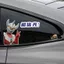 Ultraman Vui Xe Dán Tin Ánh Sáng Sáng Sáng Tạo Dễ Thương Hoạt Hình Xe Điện Xe Máy Phía Sau Tam Giác Cửa Sổ Miếng Dán Chống Thấm Nước 26.3.22