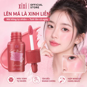XIXI Kem Blush Tint – Soft Cloudy Finish · Xả tự nhiên · Blush lỏng lâu trôi D514