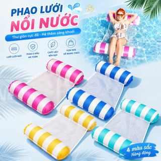 Ghế Phao Hơi Gấp Gọn Di Động Cho Hồ Bơi & Bãi Biển, Nhẹ, Dễ Bơm Và Mang Theo