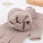 PNPIA- 1 Cặp Găng Tay Nửa Ngón Ngắn Dệt Kim Nhiều Màu Sắc Thu Đông Dệt Kim Co Giãn Ấm Cổ Tay Găng Tay Màu Trơn Mùa Đông Phụ Kiện Đi Xe Đạp
