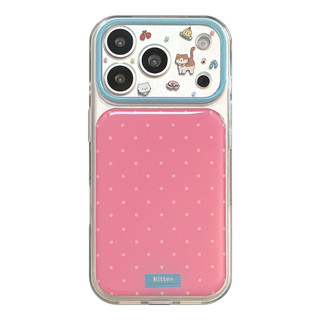 [Sheren] Ốp Điện Thoại Chấm Bi Dopamine Thích Hợp Cho i17 16 15 14 13 12 11 pro max Vỏ Bảo Vệ Chống Sốc