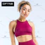 DFYNE Châu Âu Mỹ Đẹp Lưng Áo Ngực Chữ Thập Có Miếng Lót Ngực Thể Thao Yoga Thể Dục Giải Trí Không Lưng Phong Cách Thể Thao