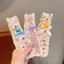 SAIA Bangs Patches, với Magic Tape Closure Họa Tiết Hoa Trẻ Em Miếng Dán Tóc, Dễ Thương Viền Rộng Ren Dây Tóc Phụ Kiện Tóc