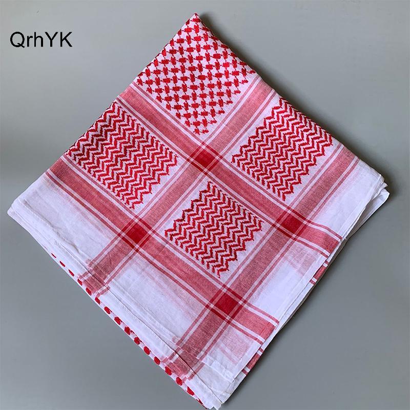 Thời Trang Nhà Máy Hồi Giáo Nam Kẻ Sọc In Khăn Trùm Đầu Ả Rập Dubai Turban Ne Quấn Ả Rập Trung Đông Sa Mạc Đầu Khăn Choàng QrhYK