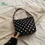 Túi Tote chấm bi hợp thời trang Springevenstar Túi xách nữ Túi đeo vai rộng rãi Lý tưởng để sử dụng du lịch hoặc văn phòng Springevenstar
