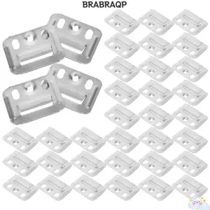 BRBRAA 100 Chiếc Khóa Bảng Điều Khiển Tường, Kẹp Bảng Điều Khiển Tường Chống Rỉ Dày, Thiết Kế Tích Hợp Thép Mạ Kẽm Chịu Lực Nội Thất Cố Định Phần Cứng Gương Treo