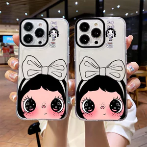 Ốp lưng iPhone trong suốt chống sốc họa tiết hoạt hình iP-7/8Plus/XSMax/11/12/13/14/15/16/17/Pro/ProMax