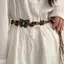 ECK Phong Cách Bohemian Bướm Nước Kim Cương Dệt Phong Cách Dân Tộc Hạt Gỗ Nữ Thắt Lưng Kỳ Nghỉ Phong Cách Eo Dây HOT