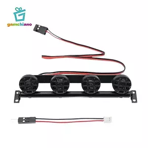 Gamchiano RC Đèn Led Thanh Mái Đèn LED Linh Kiện Phụ Kiện Lắp Đặt Dễ Dàng Dự Phòng 4 Thay Thế Cho Xe RC MN300 C94 1 / 18