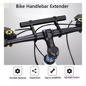 Bộ mở rộng tay lái xe đạp AWNGD, Giá đỡ tay lái xe đạp đa chức năng bằng hợp kim nhôm, Phụ kiện xe đạp đa năng có thể điều chỉnh chuyên nghiệp