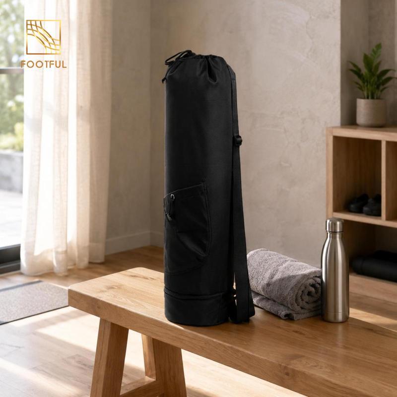Polyester Thiết Bị Tập Yoga Carrier Dung Tích Lớn Thảm Tập Thể Dục Túi Bảo Quản Đeo Ngang Cho Lớp Studio