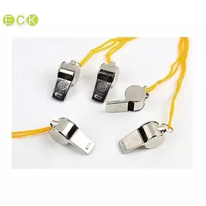 Đội Còi Kim Loại Lớn Thể Thao Có Dây Còi Thể Thao Mạnh Mẽ Chống Mài Mòn Còi Bằng Thép Không Gỉ Nhân Viên Cứu Hộ Đẹp