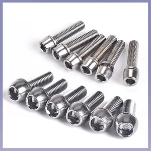 6 Cái / hộp Bu Lông Thân Vít M5 / M6 Phụ tùng xe đạp đường trường Cao cấp cho thép chính xác