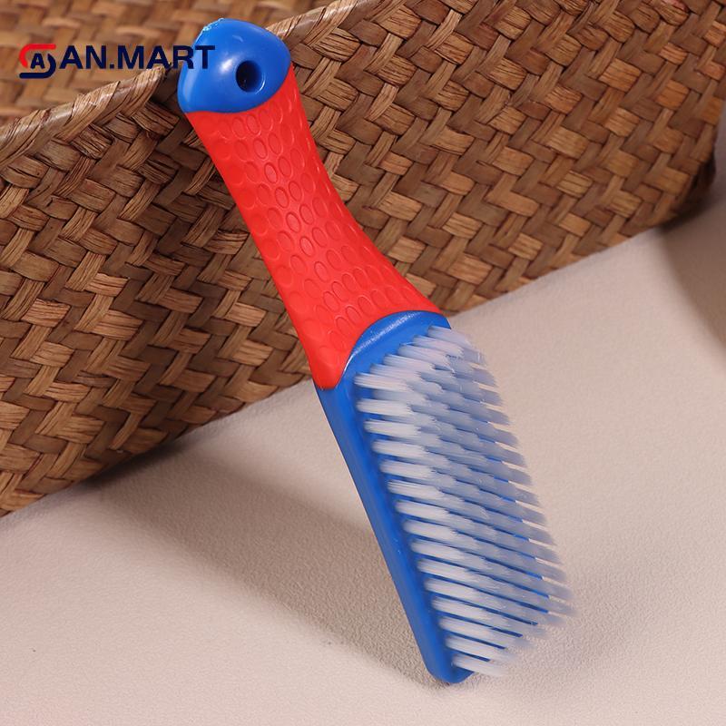 Bàn chải dây AN.MART / Bàn chải lông / Bàn chải lụa Nano W Tay cầm silicon để lau rỉ sét Slag Bụi bẩn chà sàn với làm sạch sâu VN