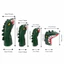 Vỏ bọc đầu câu lạc bộ golf, Vỏ bọc đầu tài xế da PU hình Tyrannosaurus Rex, Thiết kế khủng long Co giãn Đóng cửa vải chống thấm nước màu xanh lá cây Bộ vỏ đầu chơi gôn