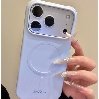 Ốp điện thoại giá đỡ từ tính hình hoa kẻ sọc màu trơn tiên tiến Thích hợp cho iPhone 17 Pro Max 16 15 Pro Max Bảo vệ Camera chống sốc Ốp lưng cứng chống rơi