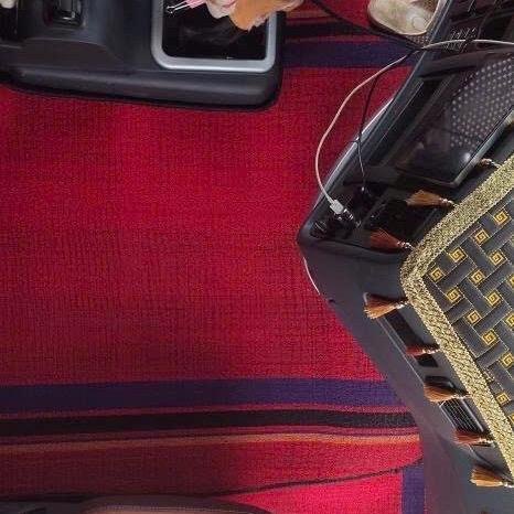 [Howo sitrak 440] Bộ thảm lót sàn cước cho xe đầu kéo Howo sitrak 440 cắt sẵn và may bo viền chống nước